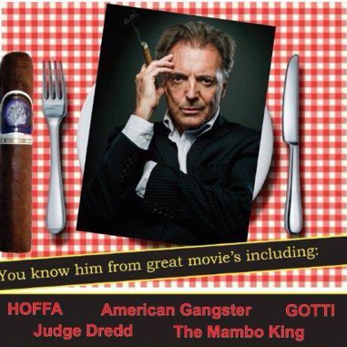 Armand Assante at 2GuysCigars.com