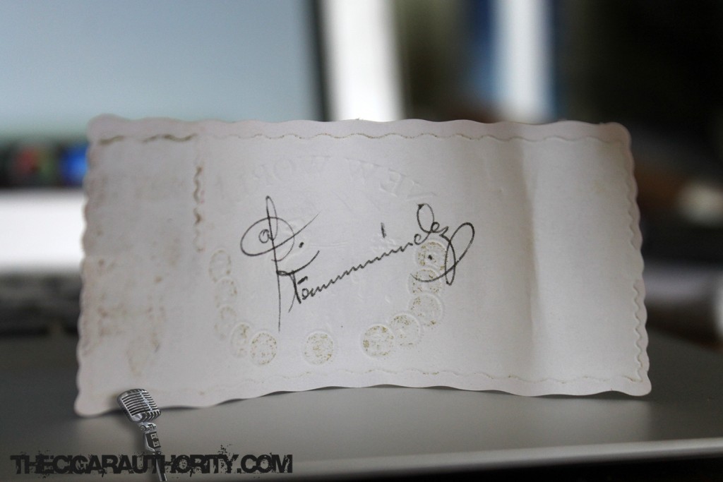 AJ Signature - Back of Band
