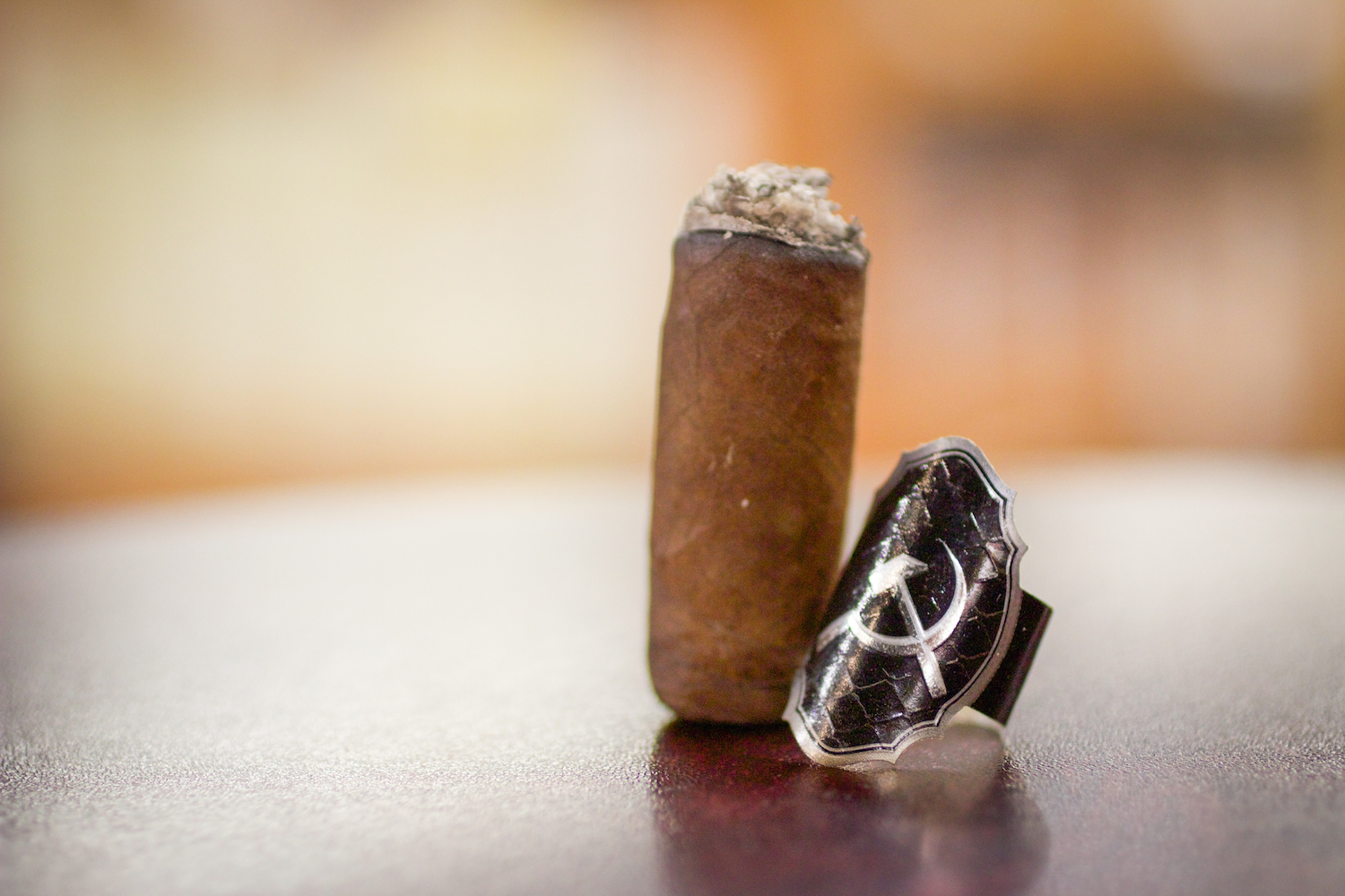 Hammer & Sickle Trademark Maduro finish